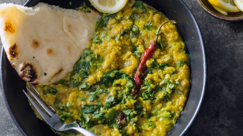 Spinach Lentil Dal Cook s Illustrated